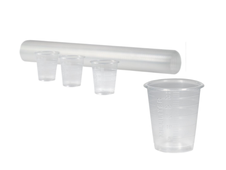 Przejdź do produktu Intergos Kieliszek do leków plastik a'75
