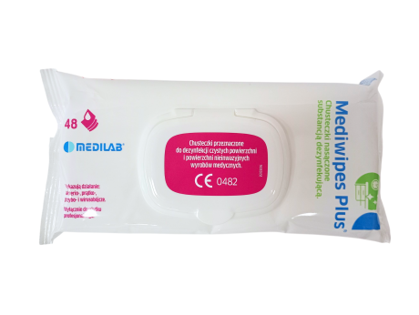 Przejdź do produktu Mediwipes PLUS chusteczki alkoholowe wkład a'100