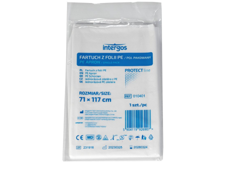Przejdź do produktu Intergos Fartuch foliowy indywid. pakowany a'1szt
