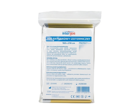 Przejdź do produktu Koc ratunkowy 130x210 - Intergos