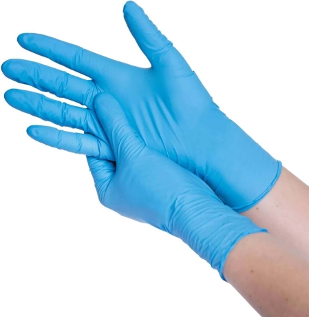 Przejdź do produktu Rękawice Nitrylowe Medyczne Ampri Blue Eco-Plus - Rozmiar S-XL (100 szt.)