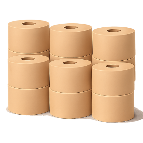 Przejdź do produktu Papier Toaletowy JUMBO 19 cm SZARY 1-warstwowy 12szt – Duża Rolka Makulaturowa, Ekonomiczny