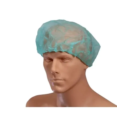 Przejdź do produktu Jednorazowy czepek chirurgiczny Intergos typu beret – włóknina, elastyczna gumka