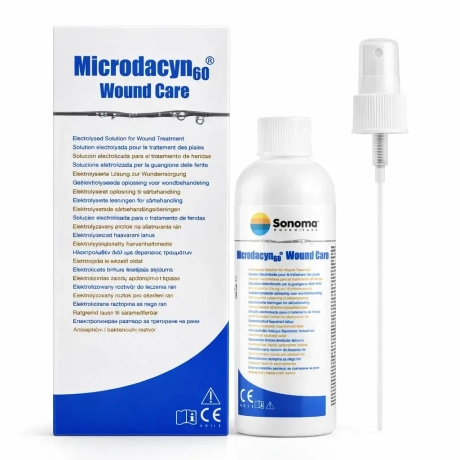 Przejdź do produktu Microdacyn 60 Wound Care – roztwór do oczyszczania i leczenia ran (elektrolizowany, różne pojemności)