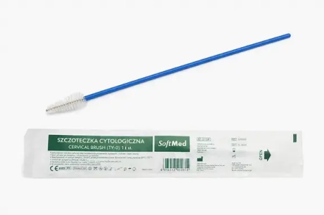 Przejdź do produktu Szczoteczka cytologiczna Softmed typ 1 prosta – jałowa, sterylna, wymazowa (1 szt.)
