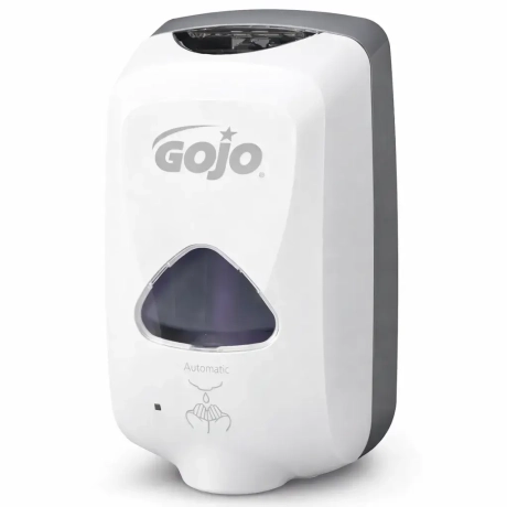 Przejdź do produktu Bezdotykowy dozownik GOJO TFX-12 – Automatyczny podajnik mydła i dezynfekcji 1200 ml (Biały)