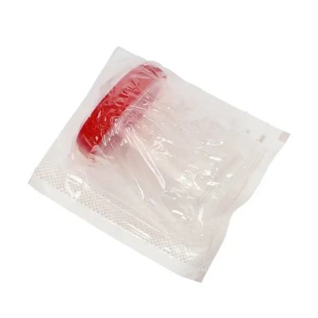 Przejdź do produktu Pojemnik na mocz sterylny 100 ml Margomed do badań laboratoryjnych – jałowy, jednorazowy