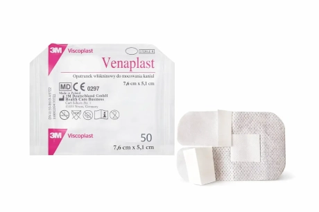Przejdź do produktu Plaster do mocowania wenflonu 3M VenaPlast 7,6 x 5,1 cm – opatrunek do kaniul (1 szt.)