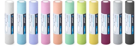 Przejdź do produktu Podkład medyczny bibułowo-foliowy 50x50 cm Univel PLUS 3-warstwowy – 80 szt. / 40 mb, różne kolory