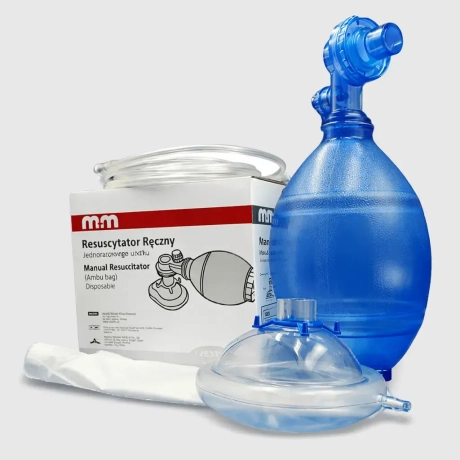 Przejdź do produktu Resuscytator Ręczny Jednorazowy PVC EMTIM – Adult i Pediatric | Różne Warianty