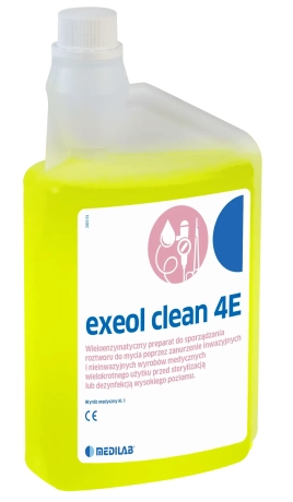 Przejdź do produktu Koncentrat do mycia i dezynfekcji narzędzi Exeol Clean 4E czteroenzymatyczny