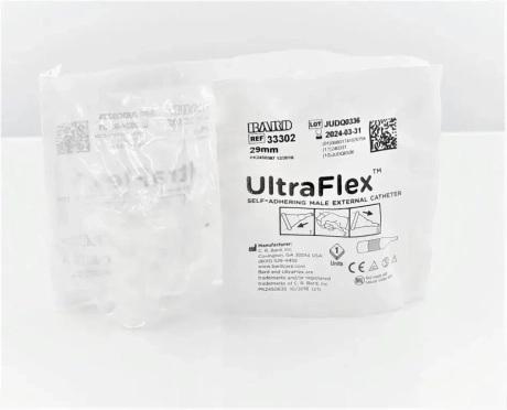 Przejdź do produktu Cewnik zewnętrzny urologiczny męski samoprzylepny 29 mm UltraFlex BARDcare Rochester 33302 – 1-częściowy silikonowy