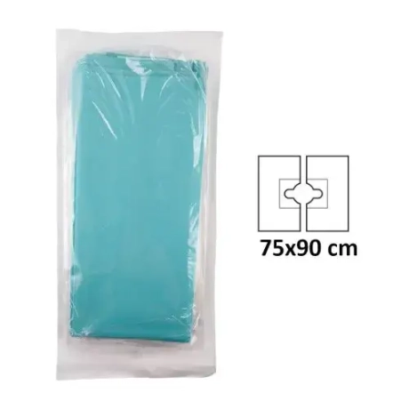 Przejdź do produktu Serweta chirurgiczna sterylna 75 x 90 cm z otworem 7 cm i przylepcem Foliodrape Hartmann 2-warstwowa jałowa 1 szt.