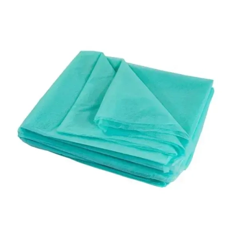 Przejdź do produktu Prześcieradło medyczne jednorazowe / podkład włókninowy 210 x 80 cm, 25 g, zielone, niesterylne – Intergos