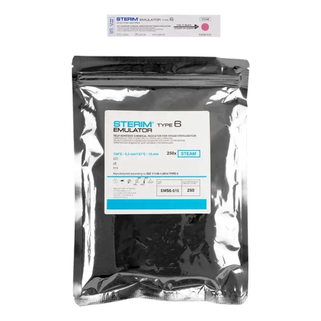Przejdź do produktu Test do sterylizacji parowej Typ 6 STERIM Emulator EMS6-720 250 szt. do autoklawu samoklejący 134°C/7 min 121°C/20 min